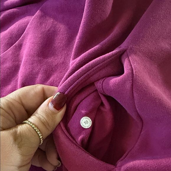 LULULEMON loungeful Magenta cozy pullover athleisure hoodie 10 - Picture 2 of 9